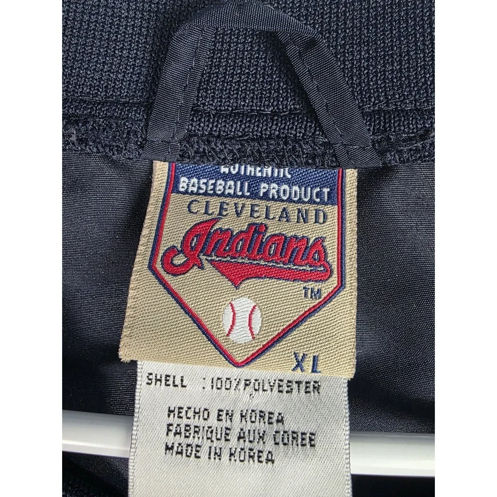 Men's Vintage Cleveland Indians 90s Puma XL - MLB Baseball Windbreaker Jacket